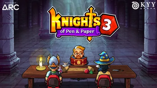 Knights of Pen and Paper 3 - трейлер анонса