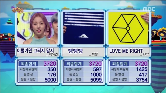 150627 EXO No.1 @ Music Core