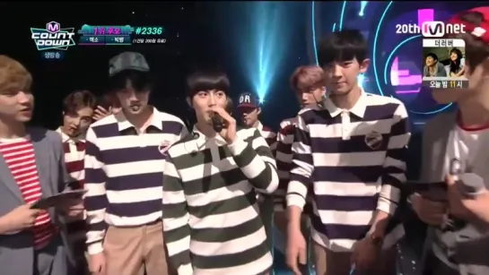 150618 EXO interview @ M!COUNTDOWN