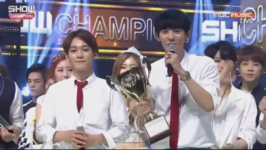 150617 EXO 1위 @ Show Champion