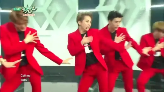 150410 EXO - CALL ME BABY @ Music Bank