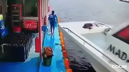 Madame Crys almost annihilates local fisherman