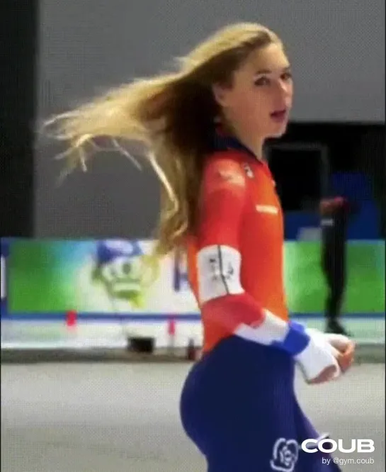 speed skater girl