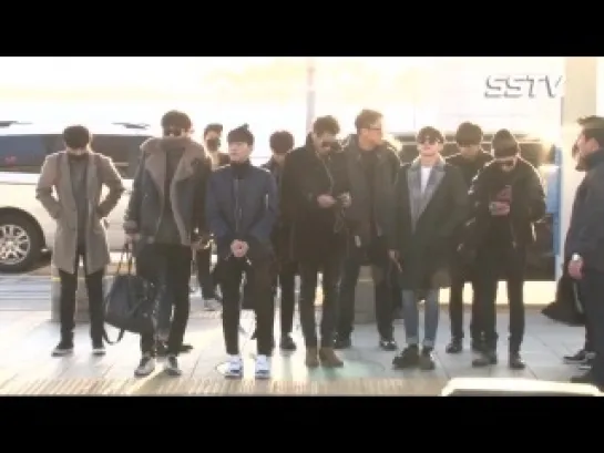 [VIDEO]  141202 EXO @ Incheon Airport