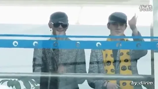 [FANCAM] 140203 Sehun & Tao @ Quingdao Airport