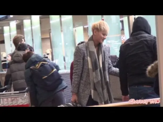 [FANCAM] 140129 Тао @ Incheon Airport