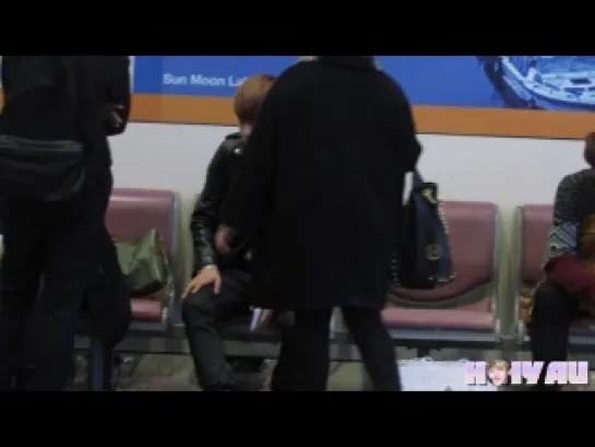 [FANCAM] 140105 Baekhyun Focus @ Taoyuan Airport