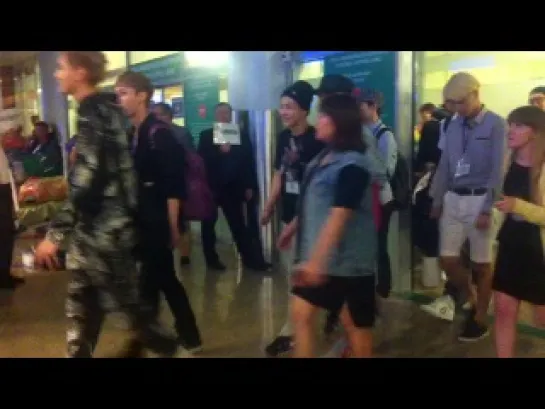 [VIDEO] 130715 EXO @ Sheremetevo Airport