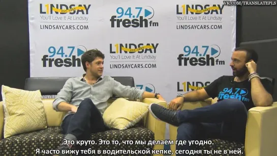 Niall Horan on D.C., Writing music & Manchester [RUS SUB]