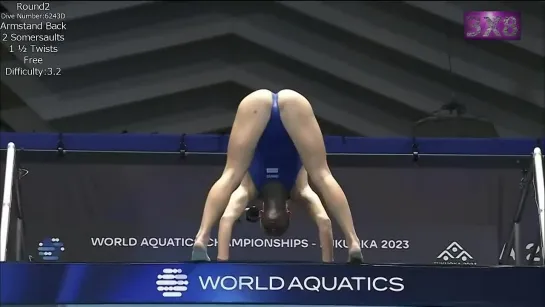 Womens Diving ● Helle Tuxen ● Jade Gillet ● Ciara Mc Ging ● 10M Platform Prelim