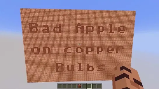 Bad Apple but Played On The New Copper Bulbs