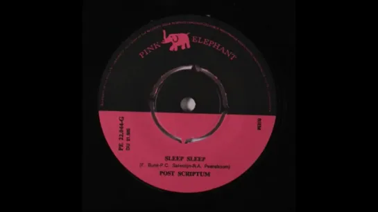 Post Scriptum  (Netherlands)   -   Sleep Sleep  (Single, B-Side)    1971