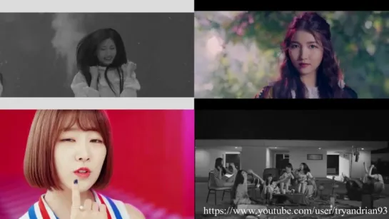 GFriend • Lovelyz • Laboum - Fingertip • Navillera • Now, We • Hwi Hwi [MashUp]