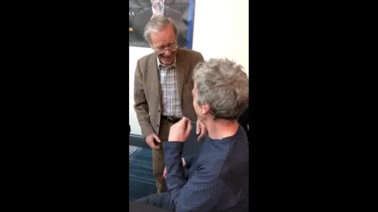 When K9 (John Leeson), surprises 12th Doctor Peter Capaldi