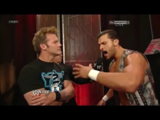 WWE RAW 18.03.13 - Chris Jericho and Fandango Funny Segment