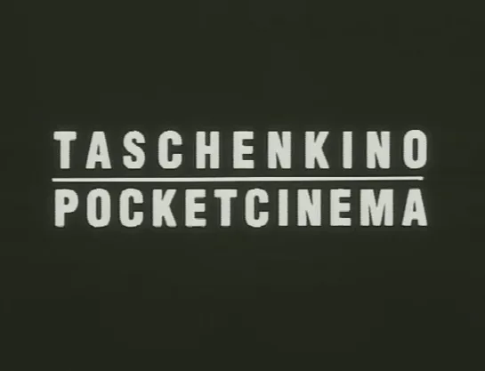 Pocketcinema - The Catalogue / Taschenkino - Der Katalog (1996) dir. Gustav Deutsch