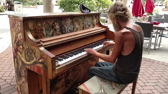 Homeless Man Plays Piano Beautifully (Sarasota, FL) (ORIGINAL)