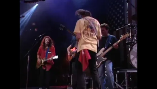 Neil Young, Willie Nelson and Crazy Horse - All Along the Watchtower (Live at Farm Aid 1994)