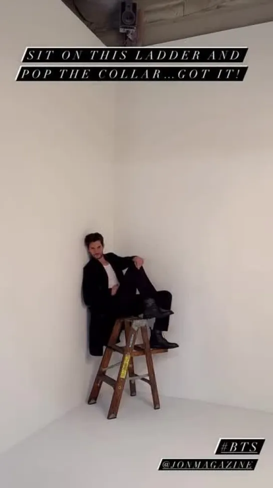 Behind the scenes of Ben Barnes photoshoot for JÓN magazine