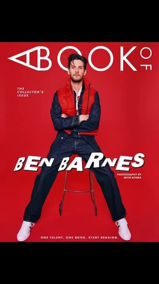 Behind the scenes of Ben Barnes photoshoot for ABookOf magazine