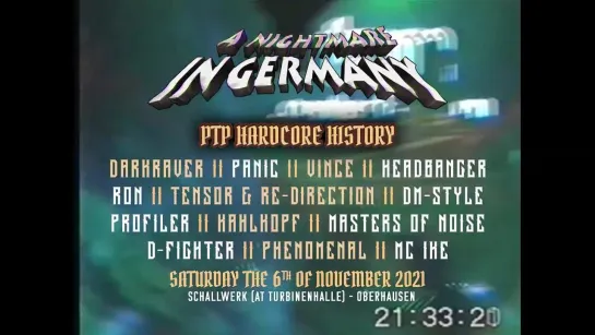 A Nightmare In Germany PTP Hardcore History 06/11/2021 Oberhausen