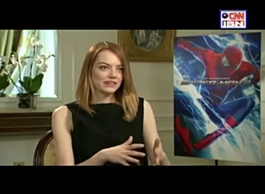 Rajeev Masand interview with Emma Stone