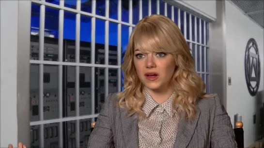 The Amazing Spider-Man 2: Emma Stone "Gwen Stacy" On Set Interview