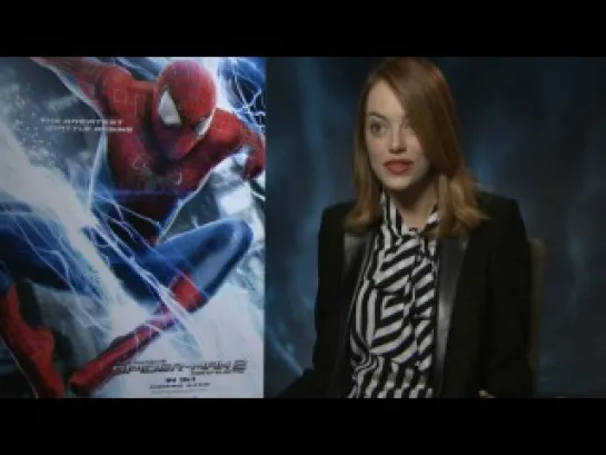 Emma Stone Spider-Man 2 Interview: "I love to swing"