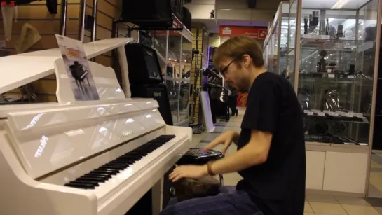 Slava into the keyboard department, played by Valery Stepanov (part-1)