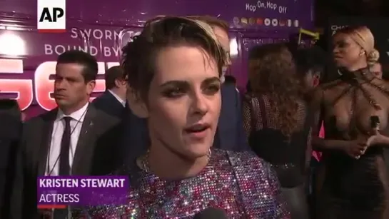 AP - Kristen Stewart - 'We're taking on the patriarchy' - CA premiere - 11/11