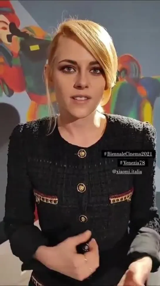 Kristen Stewart interview with @a_Biennale Spencer Venezia78 - September 3