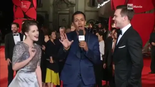 World premiere of Equals at the Venice Film Festival: Interview- Drake, Kristen and Nicholas (05/09)