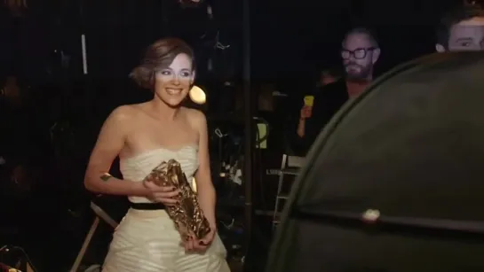 Kristen Stewart Backstage at the César Awards