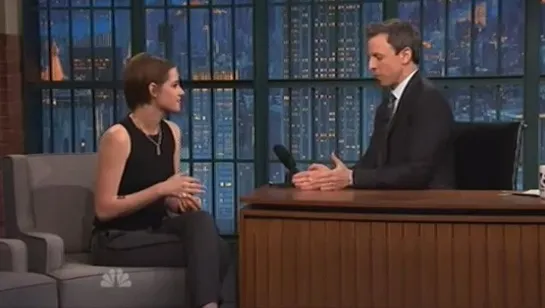 Kristen on the ‘Late Night with Seth Meyers’ (15/01)