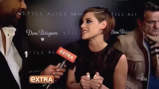 Interview for Extra TV at Still Alice screening in NYC (13/01)