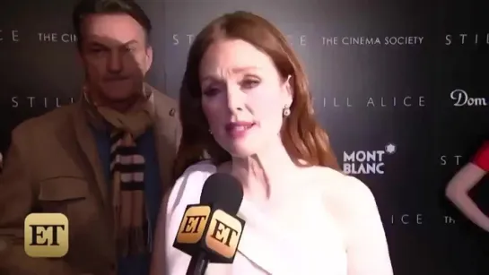 Interview for ET at Still Alice screening in NYC (13/01)