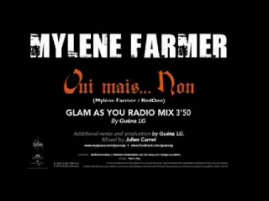 Mylène Farmer Oui mais...Non - Glam As You Radio Mix By Guéna LG (Radio Rip)