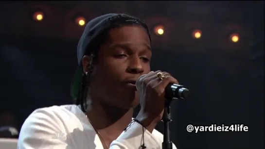 A$AP Rocky - Goldie (Live) @ Late Night With Jimmy Fallon