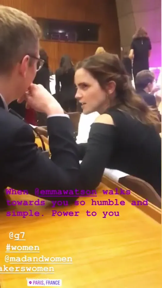 Emma Watson at the W7 Summit in Paris #1 (May 09, 2019)