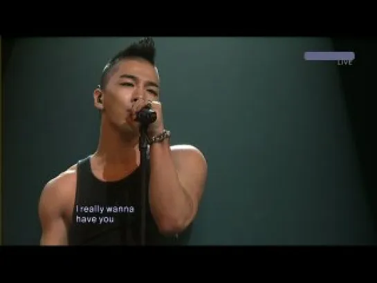 Taeyang's Comeback @ Inkigayo in HD (100704)