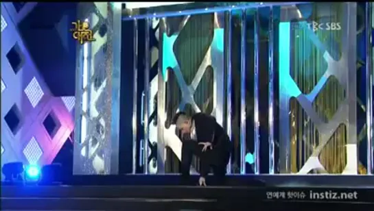 091229 TaeYang - Wedding Dress at SBS Gayo DaeJun