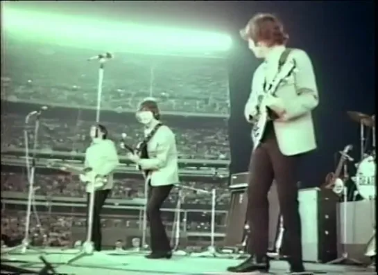 The Beatles at Shea stadium 1965