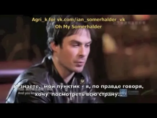 Ian Somerhalder in China #6, Dec 2013 Rus Subs Sub