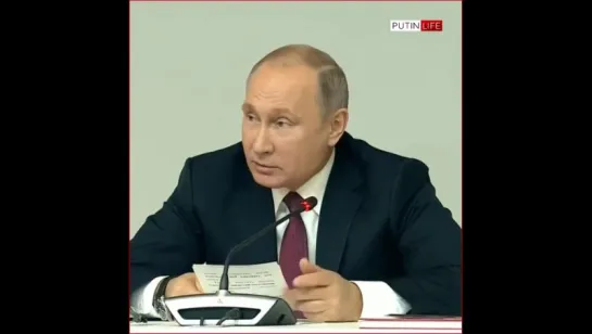 #Путин: Нас с вами ещё Суворов учил воевать не числом, а умением. Есть хорошая поговорка - сила есть, ума не надо, так вот нам с