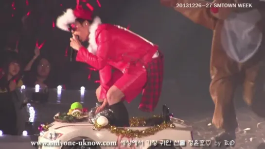 20131226 SMTOWN WEEK TVXQ! TIME SLIP-YUNHO SOLO (Santa Revolution) by