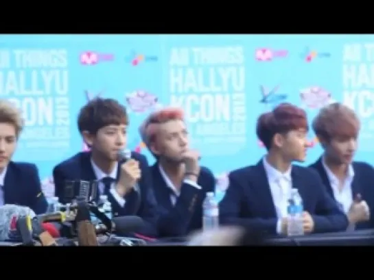 [VIDEO] 130825 EXO @ KCON Fanmeeting [6]