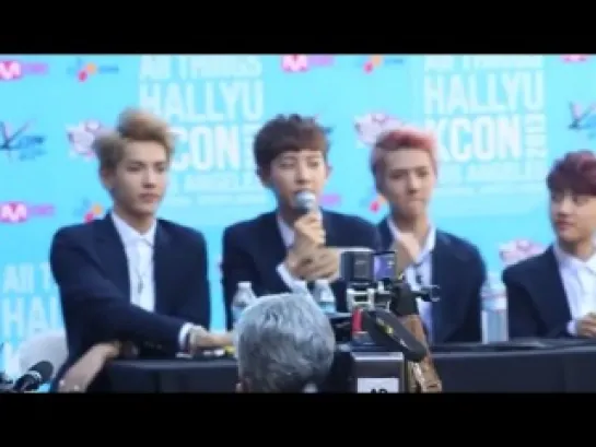 [VIDEO] 130825 EXO @ KCON Fanmeeting [5]