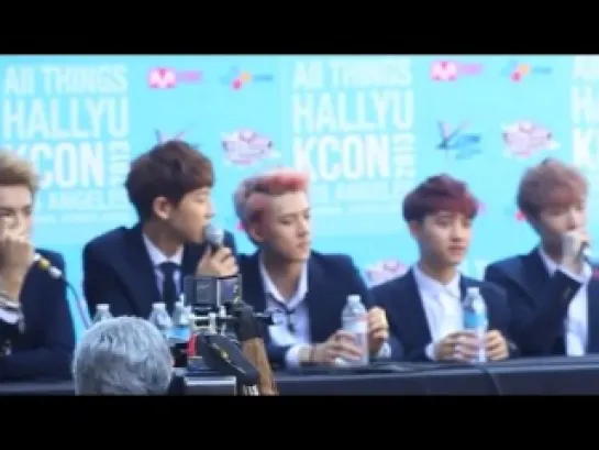 [VIDEO] 130825 EXO @ KCON Fanmeeting [4]