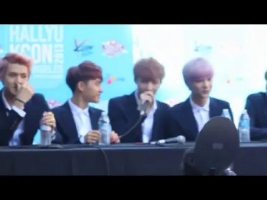 [VIDEO] 130825 EXO @ KCON Fanmeeting [3]