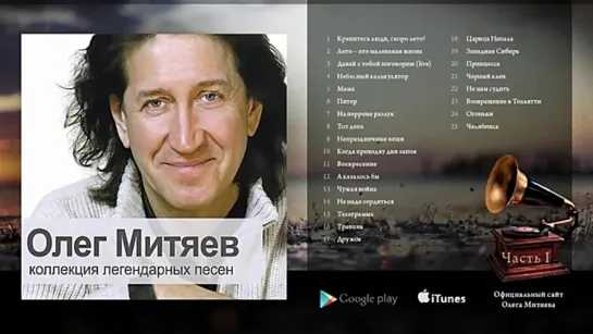 8. ОЛЕГ МИТЯЕВ. Тот день. Коллекция легендарных песен, часть 1 (2008)